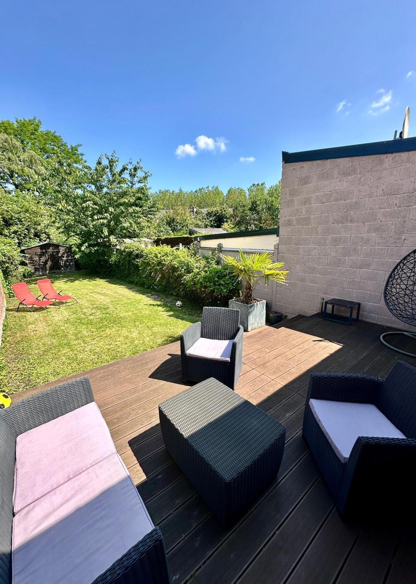 Oasis Citadine Terrasse Intime Jardin Privatif En Plein Centre Ville 70M2 Камбре Екстер'єр фото